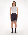 SANTINI pantalones cortos sin tirantes - GIADA PURE - rosa/púrpura