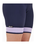 SANTINI pantalones cortos sin tirantes - GIADA PURE - púrpura/azul