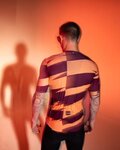 SANTINI jersey de manga corta - FURIA SMART - naranja/granate