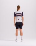 SANTINI jersey de manga corta - ECO SLEEK NEW BENGAL - blanco/negro