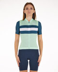 SANTINI jersey de manga corta - ECO SLEEK NEW BENGAL - verde claro/verde