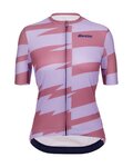 SANTINI jersey de manga corta - FURIA SMART - rosa/púrpura