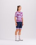 SANTINI jersey de manga corta - FURIA SMART - rosa/púrpura