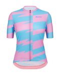 SANTINI jersey de manga corta - FURIA SMART - rosa/turquesa