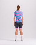 SANTINI jersey de manga corta - FURIA SMART - rosa/turquesa