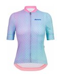 SANTINI jersey de manga corta - PAWS FORMA - rosa/púrpura