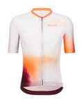SANTINI jersey de manga corta - OMBRA - blanco/naranja