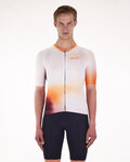 SANTINI jersey de manga corta - OMBRA - blanco/naranja