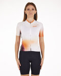 SANTINI jersey de manga corta - OMBRA - blanco/naranja
