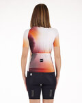 SANTINI jersey de manga corta - OMBRA - blanco/naranja