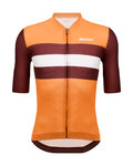 SANTINI jersey de manga corta - ECO SLEEK NEW BENGAL  - naranja/granate