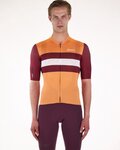 SANTINI jersey de manga corta - ECO SLEEK NEW BENGAL  - naranja/granate