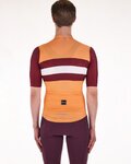 SANTINI jersey de manga corta - ECO SLEEK NEW BENGAL  - naranja/granate