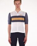 SANTINI jersey de manga corta - ECO SLEEK NEW BENGAL  - blanco/gris