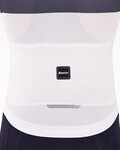 SANTINI jersey de manga corta - ECO SLEEK NEW BENGAL  - blanco/gris