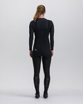 SANTINI pantalones largos con tirantes - ADAPT - negro