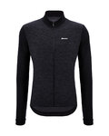 SANTINI maillot de invierno de manga larga - PURE - negro