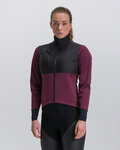 SANTINI chaqueta aislante - VEGA ABSOLUTE - granate/negro