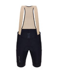 SANTINI pantalones cortos de tirantes - CARGO - negro