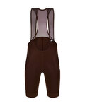 SANTINI pantalones cortos de tirantes - RTR - marrón