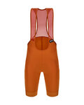SANTINI pantalones cortos de tirantes - RTR - naranja/marrón