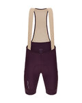 SANTINI pantalones cortos de tirantes - CARGO - granate