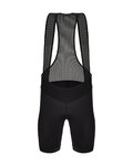 SANTINI pantalones cortos de tirantes - OMNIA BIO - negro