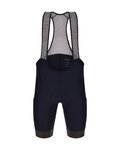 SANTINI pantalones cortos de tirantes - HIVIS - negro