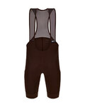 SANTINI pantalones cortos de tirantes - RTR - marrón