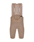 SANTINI pantalones cortos de tirantes - RTR - marrón