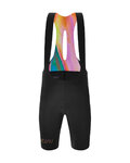 SANTINI pantalones cortos de tirantes - UNICO EDGE - negro