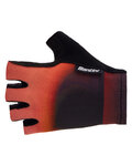 SANTINI guantes de dedos cortos - LUCE - rojo