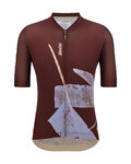 SANTINI jersey de manga corta - NOTE - marrón/azul claro