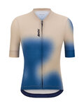 SANTINI jersey de manga corta - SPOT - beige/azul