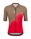 SANTINI jersey de manga corta - SPOT - rojo/marrón