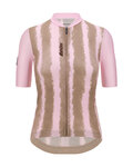 SANTINI jersey de manga corta - BAMBU - rosa/marrón