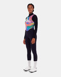 SANTINI pantalones largos con tirantes - UNICO - negro
