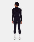SANTINI pantalones largos con tirantes - UNICO - negro