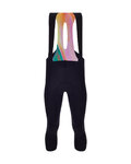SANTINI Pantalón 3/4 con tirantes - UNICO - negro