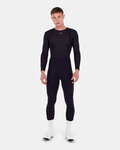 SANTINI Pantalón 3/4 con tirantes - UNICO - negro