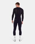 SANTINI Pantalón 3/4 con tirantes - UNICO - negro