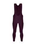 SANTINI pantalones largos con tirantes - RTR - granate