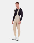 SANTINI pantalones largos con tirantes - RTR - marfil