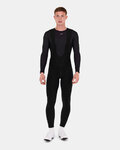 SANTINI pantalones largos con tirantes - RTR - negro