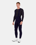 SANTINI pantalones largos con tirantes - RTR - azul