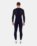 SANTINI pantalones largos con tirantes - RTR - azul