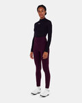 SANTINI pantalones largos sin tirantes - RTR - granate