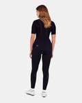 SANTINI pantalones largos con tirantes - RTR - negro