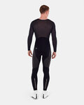 SANTINI pantalones largos con tirantes - VEGA DRY - negro