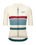 SANTINI jersey de manga corta - BENGAL EVO - marfil